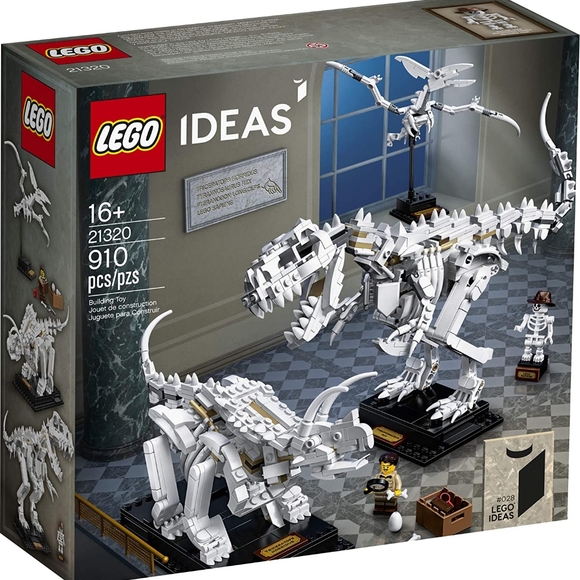Lego Other - LEGO IDEAS *RETIRED&COLLECTIBLE* Dinosaur Fossils Building Kit (910 Pieces) NIB
